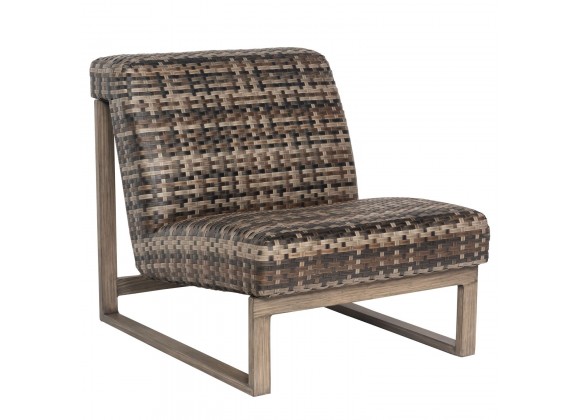 Woodard Reunion Armless Lounge Chair