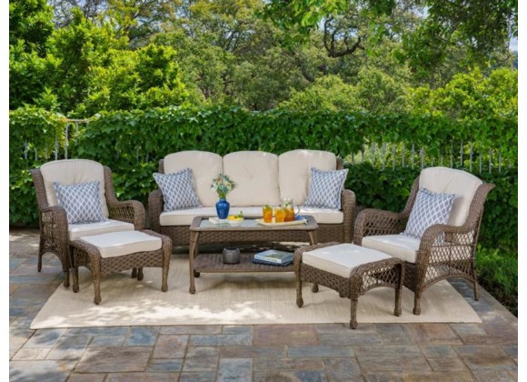Tortuga Outdoor Rio Vista 6pc Outdoor Wicker Sofa Set