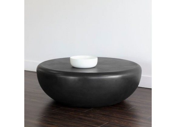 Sunpan Iolite Coffee Table in Black - Lifestyle