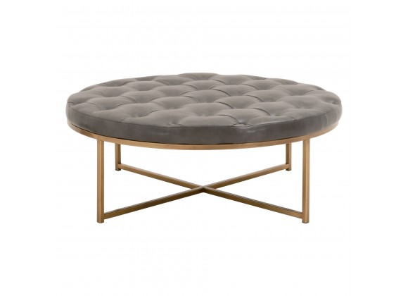 Essentials For Living Rochelle Upholstered Coffee Table - Side