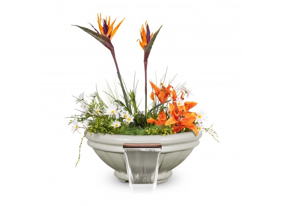 The Outdoor Plus Roma GFRC Concrete Planter & Water Bowl