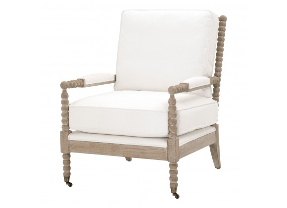 Essentials For Living Rouleau Club Chair - Front Side Angle