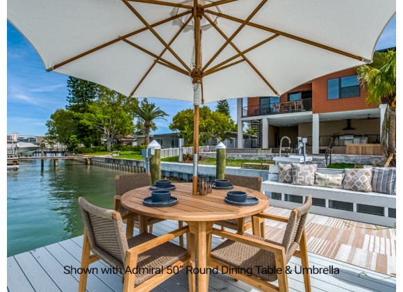 Royal Teak Admiral Dining Chair Sand Outdoor