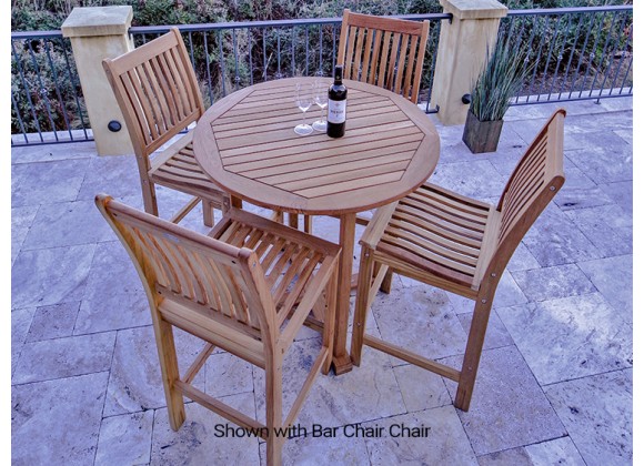 Royal Teak Bar Table set of 4 chair
