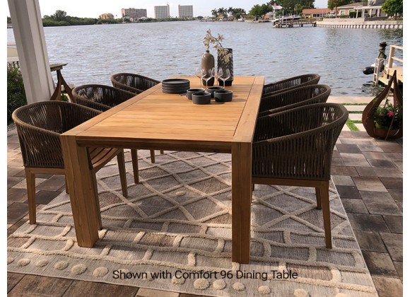 Royal Teak Malibu Dining Chair Desert Sand Outdoor
