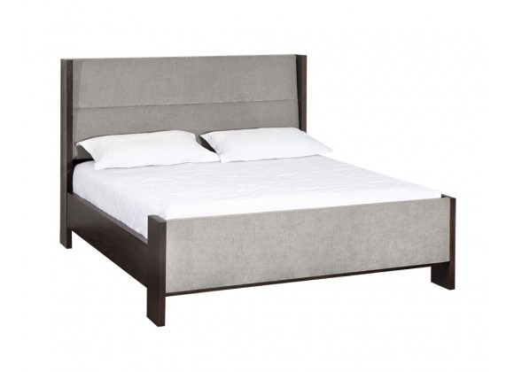 Sunpan Milo Bed - King In Polo Club Stone - Angled