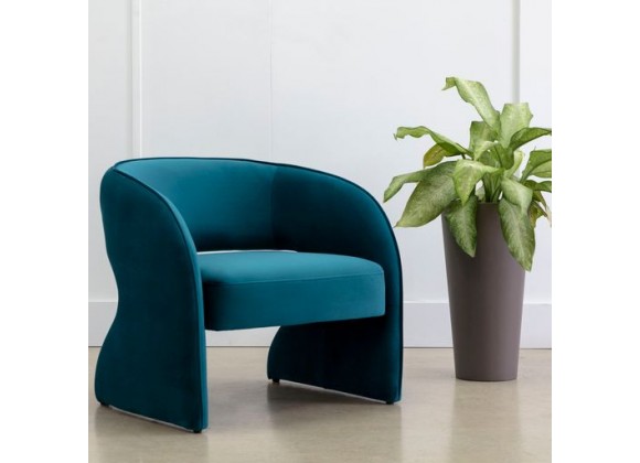 Sunpan Rosalia Lounge Chair Timeless Teal - Lifestyle