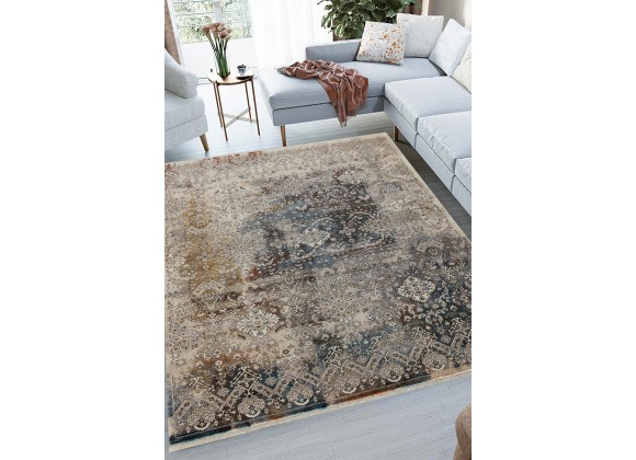 Whiteline Modern Living Amanda Decorative Polyester Rug - Lifestyle