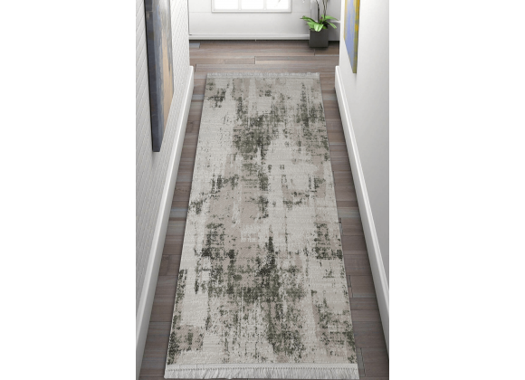 Whiteline Modern Living Madea Decorative Acrylic Rug - Lifestyle