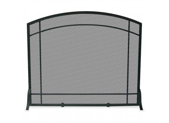 Mr. Bar-B-Q UniFlame® Single Panel Black Wrought Iron Screen with Mission Design