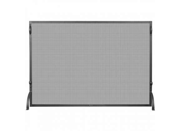 Mr. Bar-B-Q UniFlame® Single Panel Black Wrought Iron Screen, Large