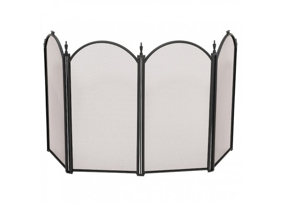 Mr. Bar-B-Q UniFlame® 4 Fold 25 in High Mini Black Finish Screen