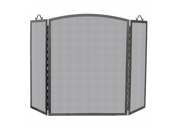 Mr. Bar-B-Q UniFlame® 3 Panel Olde World Iron Arch Top Screen, Large