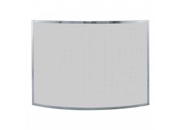 Mr. Bar-B-Q UniFlame® Single Panel Curved Pewter Finish Screen