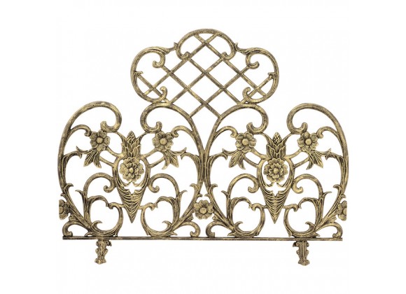 Mr. Bar-B-Q UniFlame® Single Panel Antique Gold Finish Cast Aluminum Screen