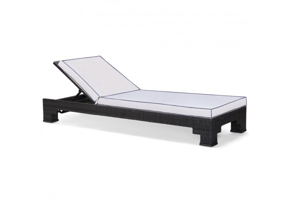 Woodard Lorenzo by Alexa Hampton Chaise Lounge - Angled and Zoomed