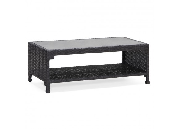 Woodard Lorenzo Cocktail Table - Angled and Zoomed