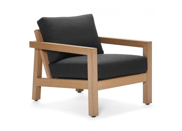 Woodard Sierra Lounge Chair in Natural - Angled View