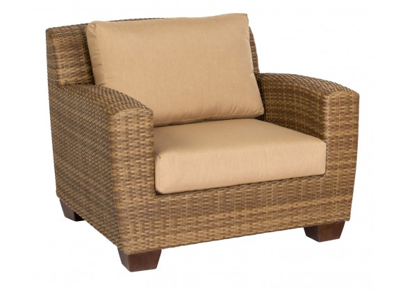 Woodard Saddleback Lounge Chair in Mocha