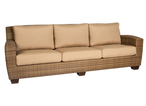 Woodard Saddleback Sofa in Mocha