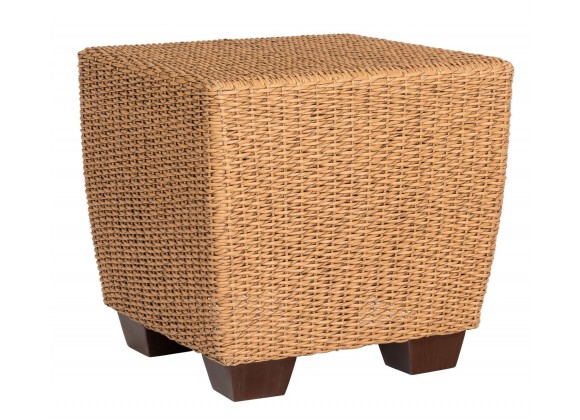 Woodard Saddleback Side Table in Mocha