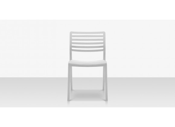Source Furniture Savannah Resin Dining Side Chair WHite