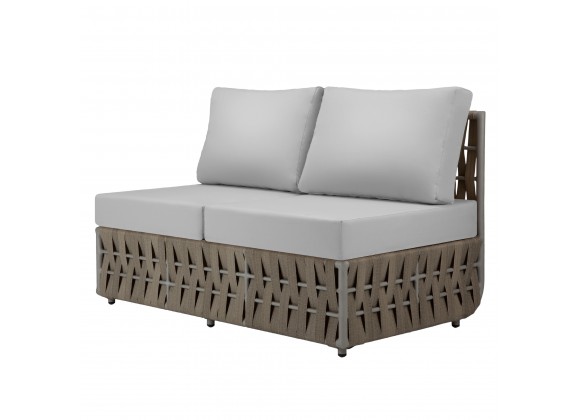 Source Furniture Scorpio Aluminum Armless Loveseat
