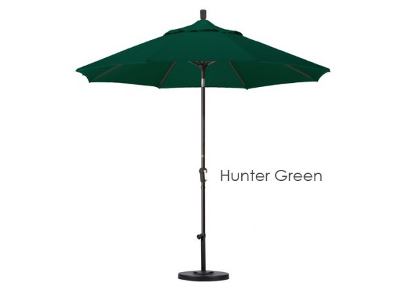 California Umbrella 9' Aluminum Market Umbrella Auto Tilt Bronze - Pacifica