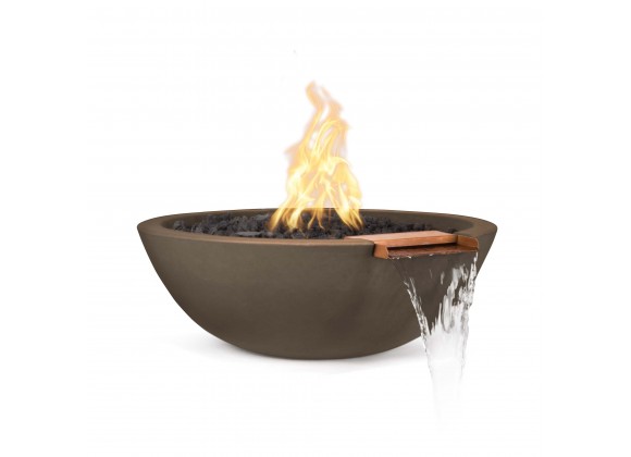 Sedona-GFRC-Fire-Water-Bowl-Chocolate