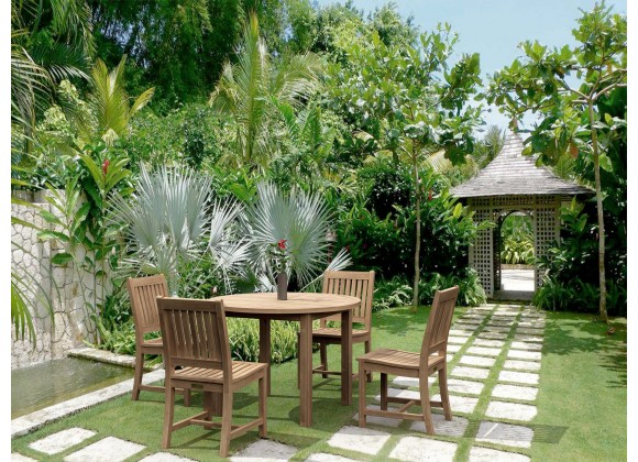 Anderson Teak Sommerset 5-pc Dining Table Set Outdoor