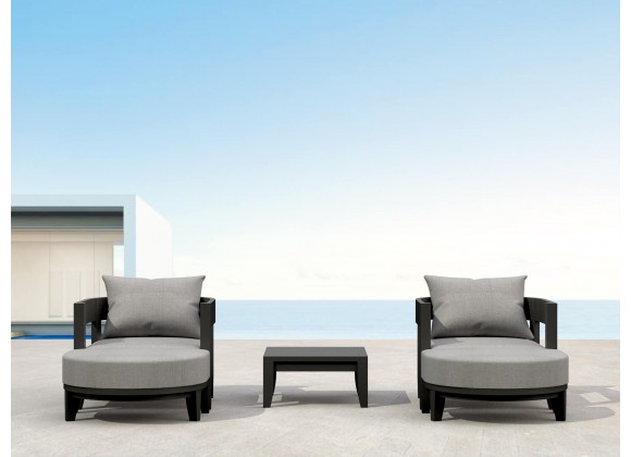 Anderson Teak SET-172 5-pc Coronado Aluminum Deep Seating Se