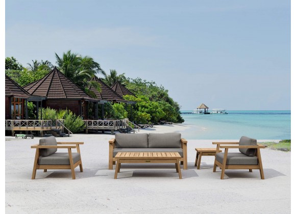 nderson Teak 4-pc Palermo Deep Seating - Lifestyle