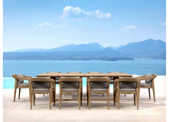 Anderson Teak 11-pc Toscana Dining Table Set