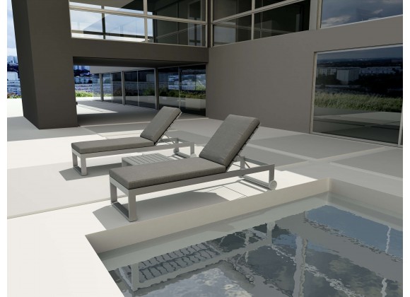 Lucca Sun Lounger 3-pieces Deep Seating Set