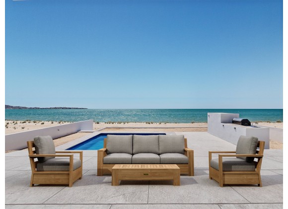 Anderson Teak 4-pc Madera Deep Seating - Lifestyle