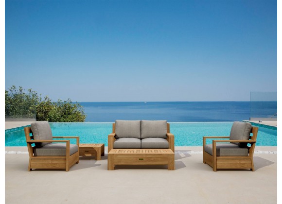 Anderson Teak 5-pc Madera Deep Seating - Lifestyle