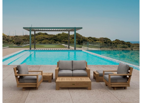  Anderson Teak 6-pc Madera Deep Seating - Lifestyle