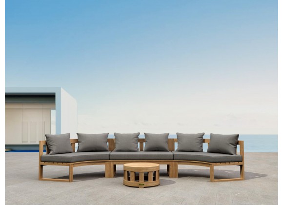 Anderson Teak Circular Modular Deep Seating Set - SET-814 - Lifestyle