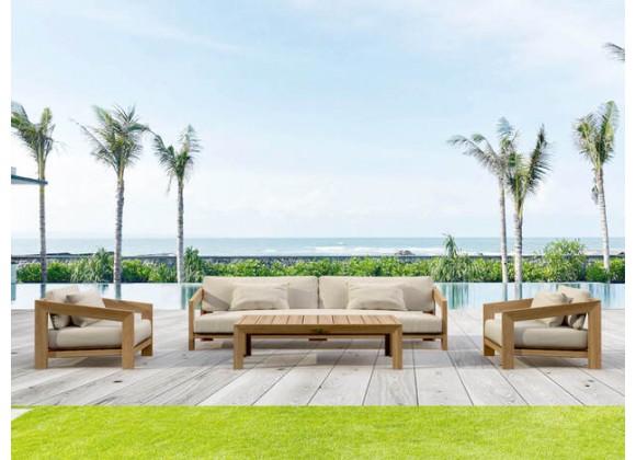 Anderson Teak 4-pc Smyrna Deep Seating Set