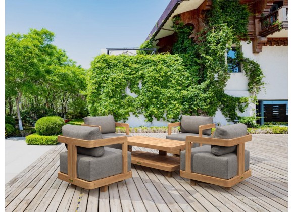 Anderson Teak 6-pc Granada Deep Seating - SET-904 - Lifestyle