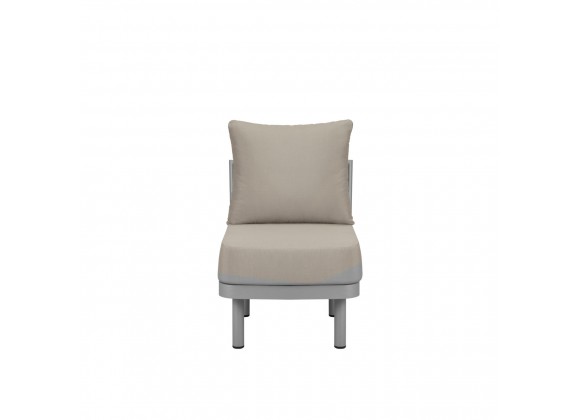 Source Furniture Luxe Armless Lounge Chair Front