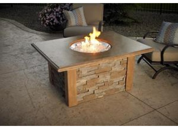 Outdoor Greatroom Company Sierra Fire Pit with Auto Ignition System - Lifestyle