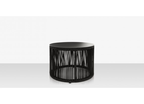 Source Furniture Skye Side Table (Round) Black
