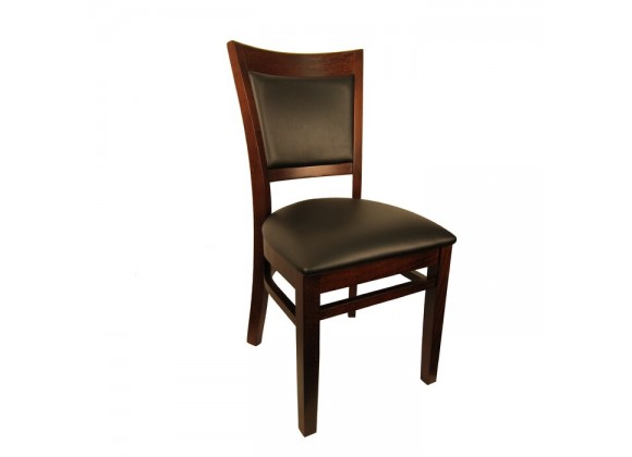 H&D Seating Sloan Upholstered Dining Chair - Dark Walnut
