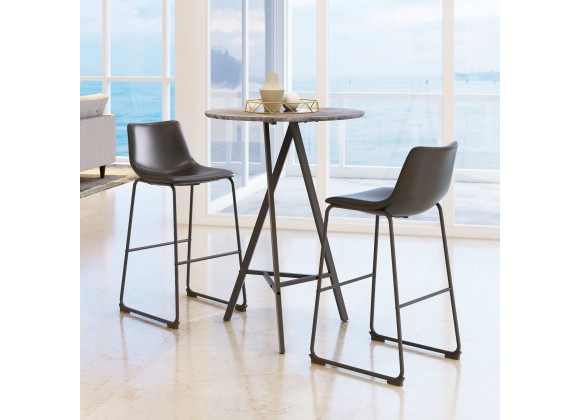 Smart Barstool in Black - Lifestyle 1