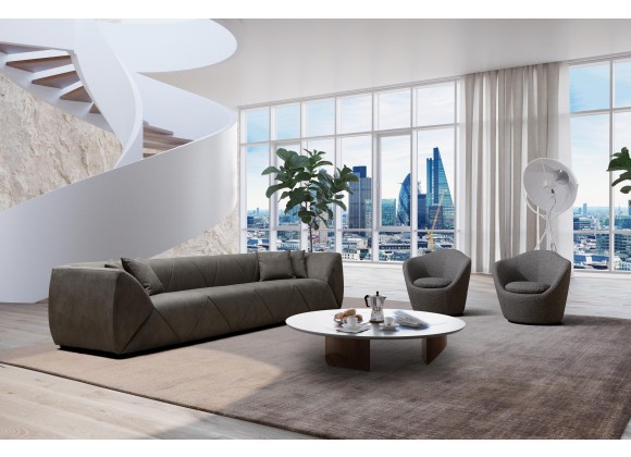 Quarry Sofa in Dark Gray- Lifestyle