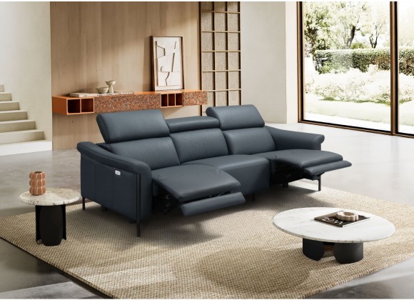 Martine Sofa Blue- Lifestyle