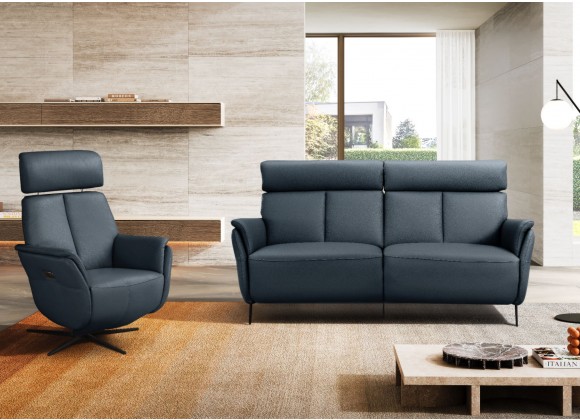 Beverly Sofa Blue- Lifestyle