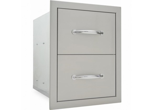 Sole Gourmet 20" x 15" Double Lined Enclosed Double Drawer
