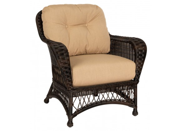 Woodard Sommerwind Lounge Chair in Chocolate